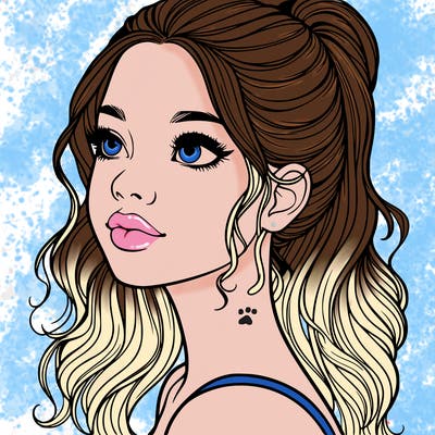 beautiful realistic girl