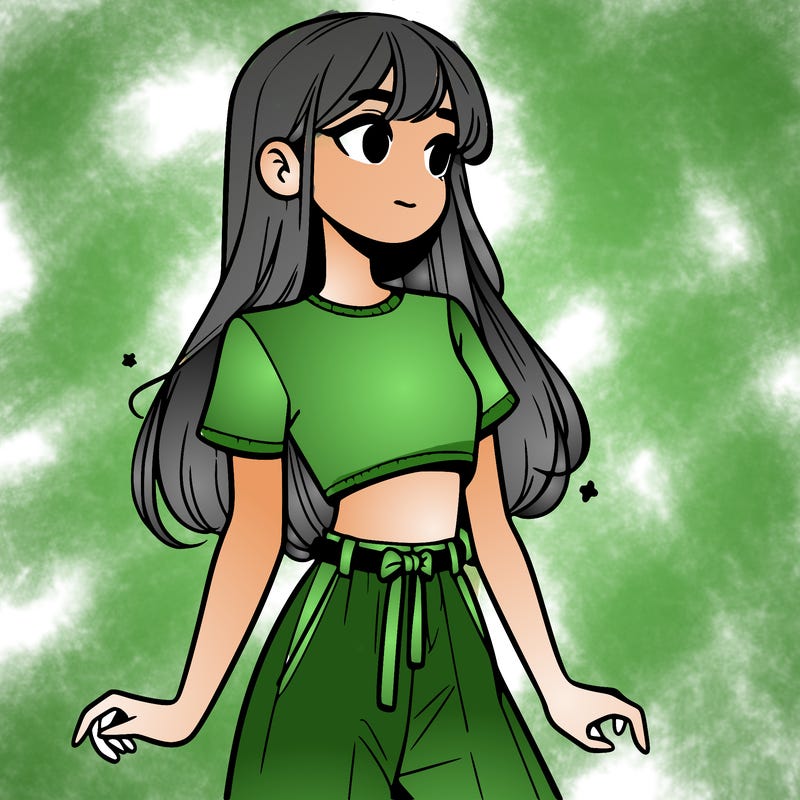 girl in a cute crop top