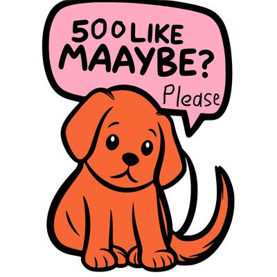 a puppy that says 5 like maybe