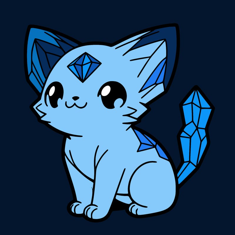 crystal kitten