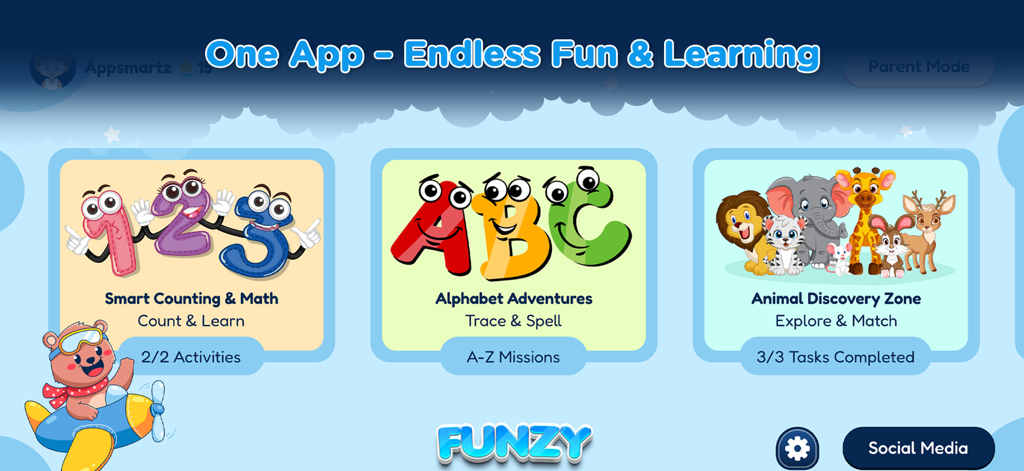 Kids Educational Games: Funzy - Games App | MWM