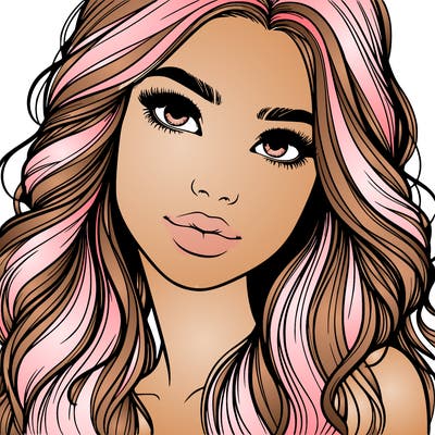 beautiful realistic girl