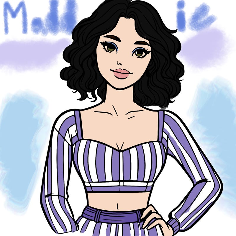 a beautiful woman in a crop top