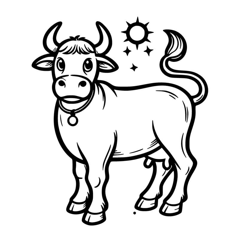 the saturnian-saturnian cow