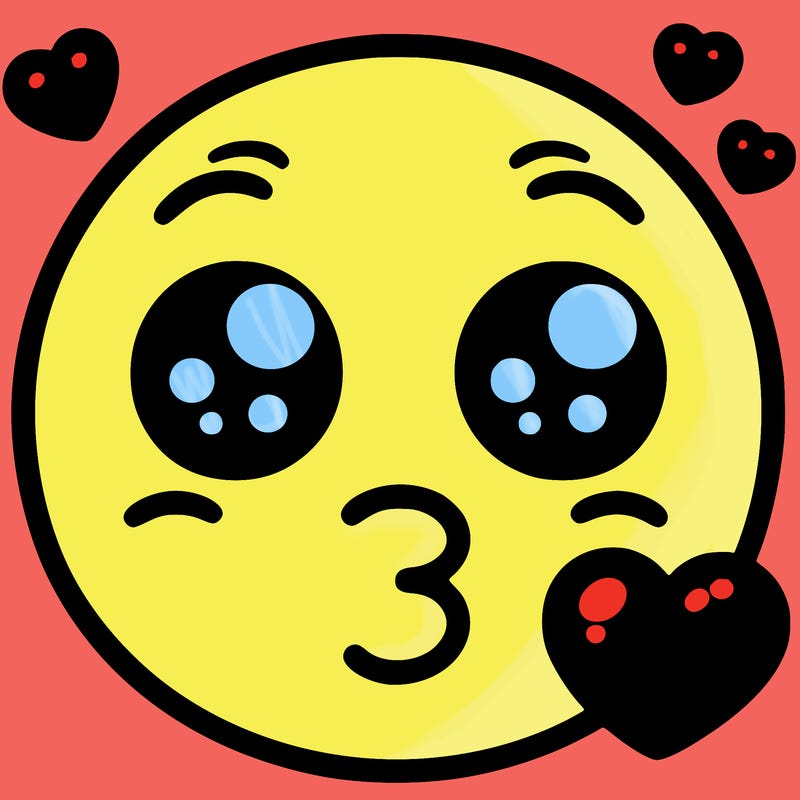 kissing emoji