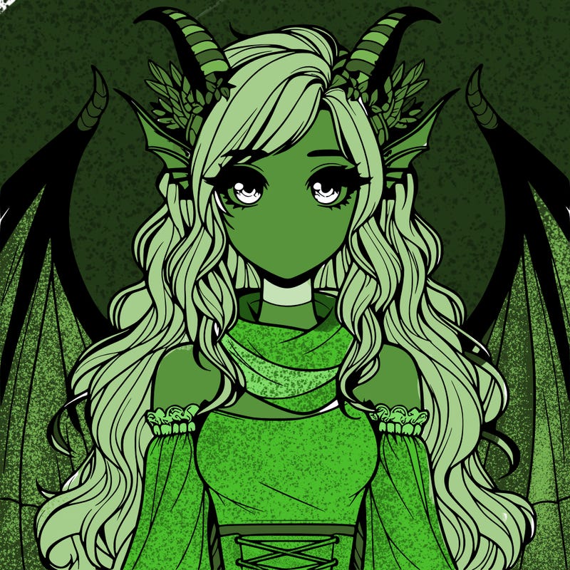 realistic girl with dragon wings horns and a tail