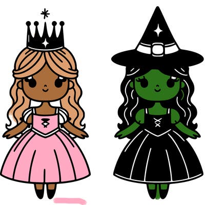 wicked glinda and elphaba