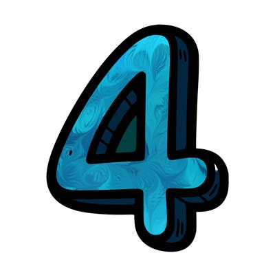 the number 4