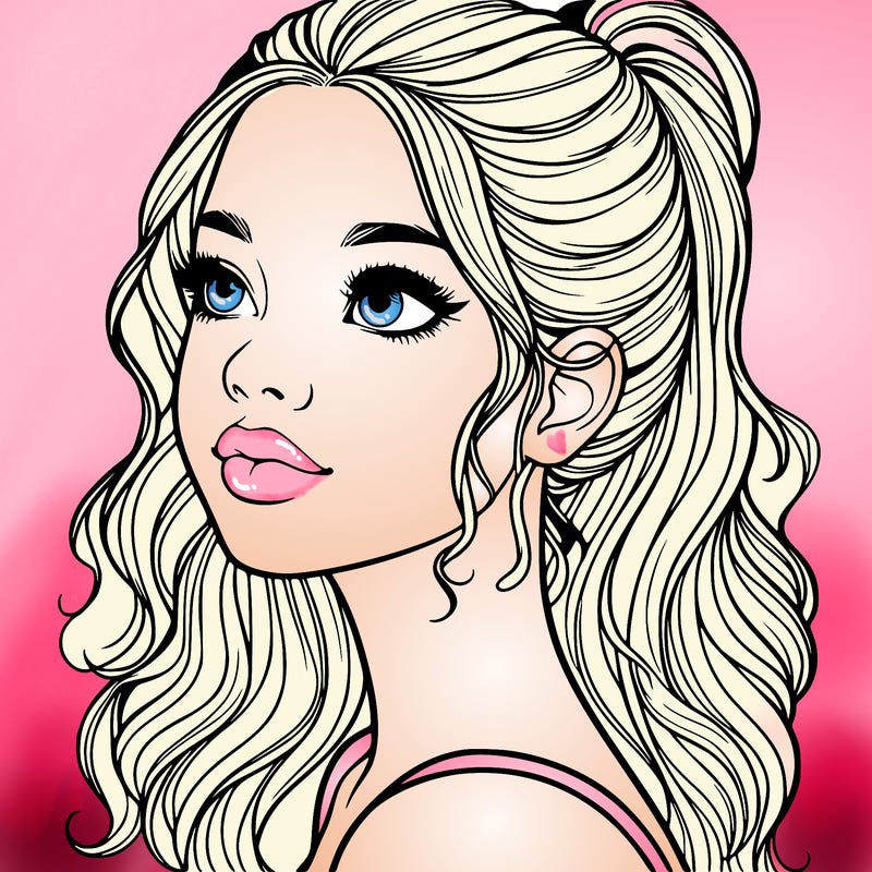 beautiful realistic girl