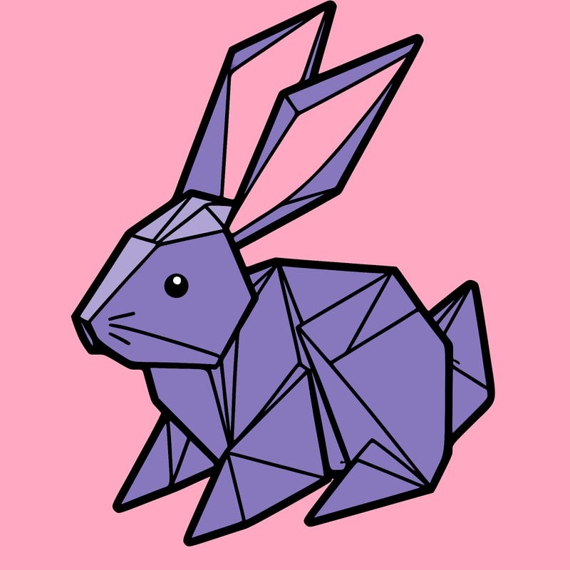 origami bunny