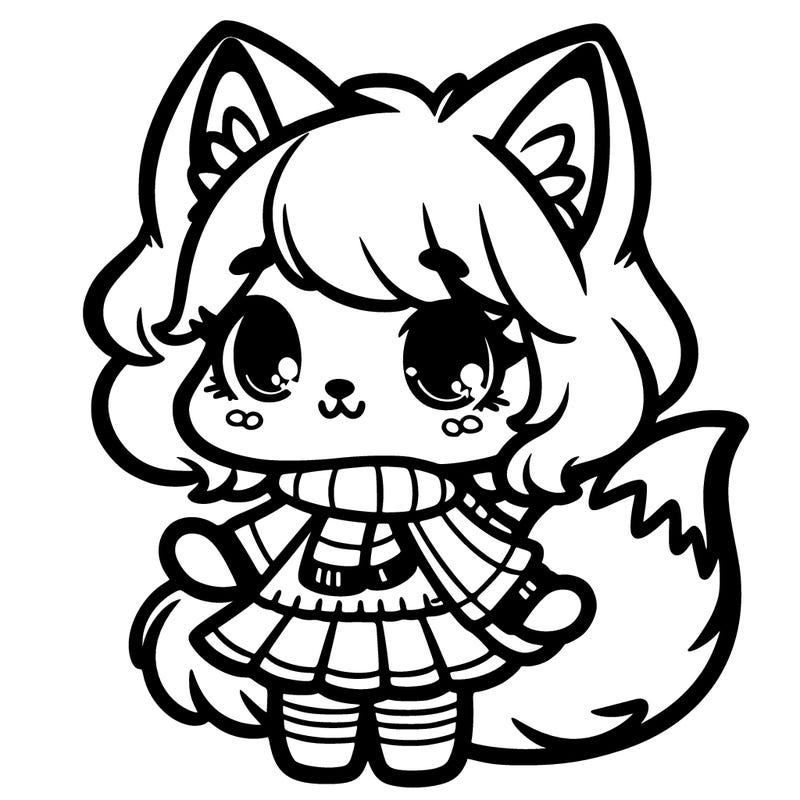 cute wolf girl