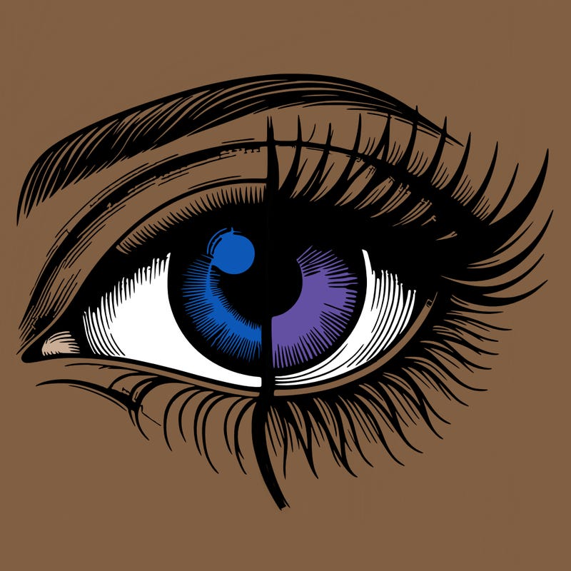 realistic eye split