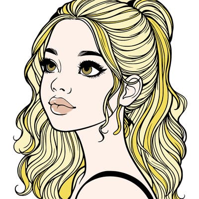 beautiful realistic girl