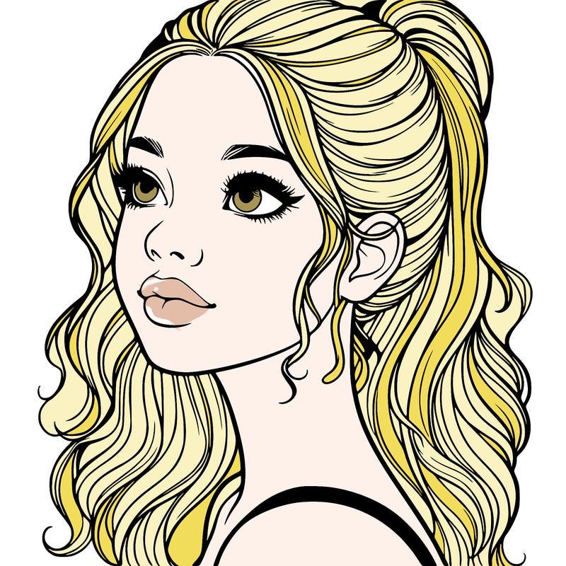 beautiful realistic girl