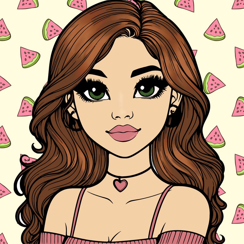 realistic pretty girl