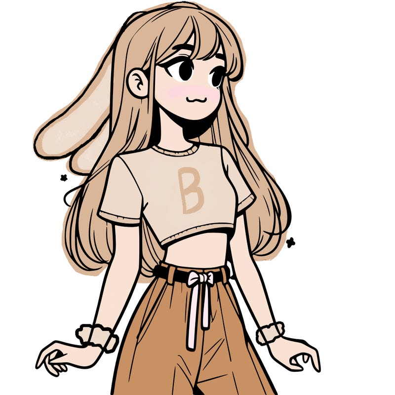 girl in a cute crop top