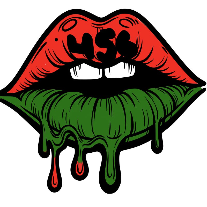 lips that look realistic and drip