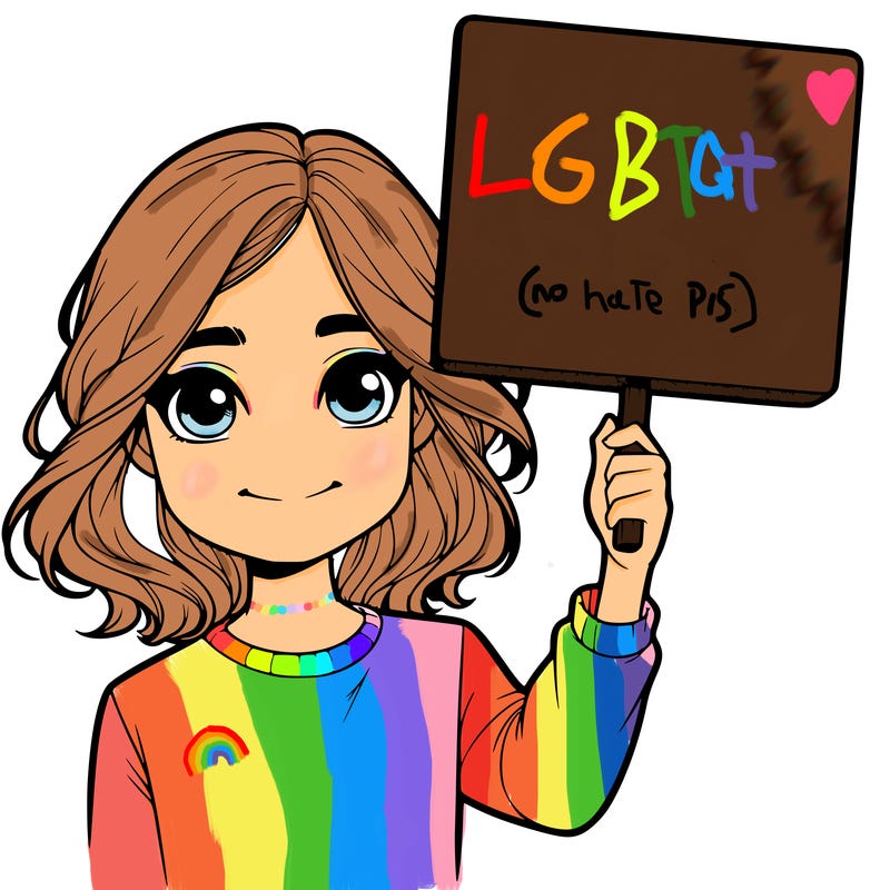 realistic girl holding up a sign