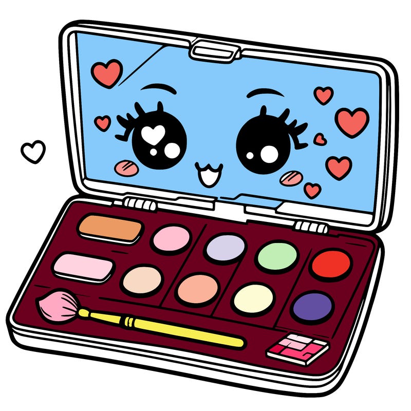 makeup pallet