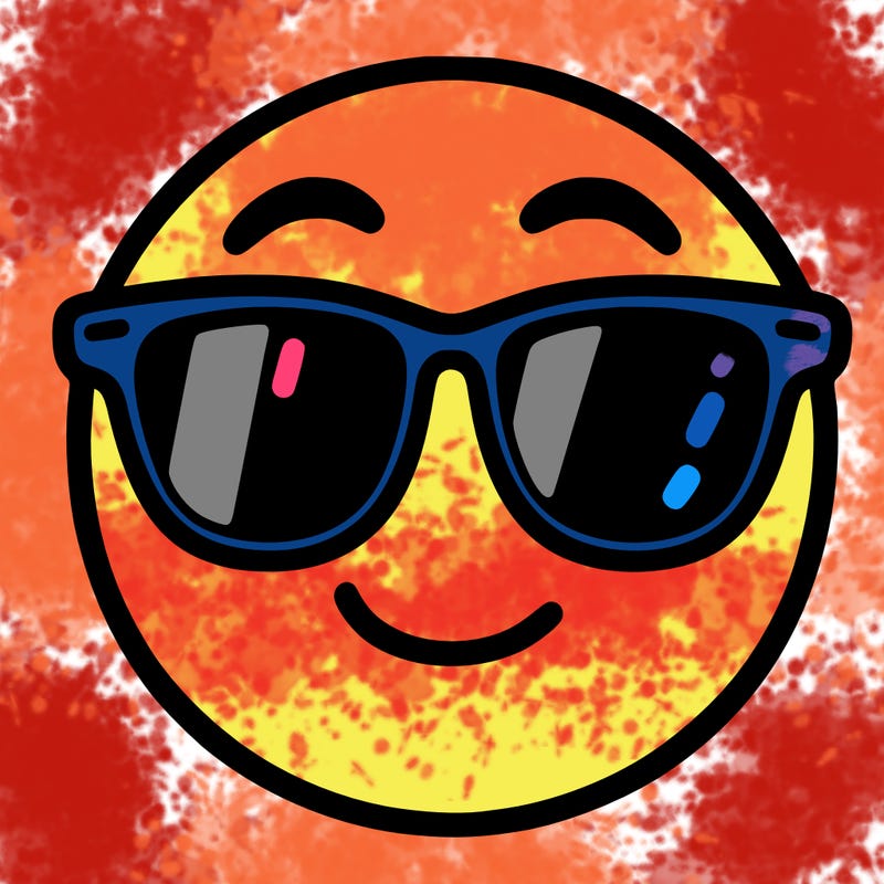 emoji with sunglasses