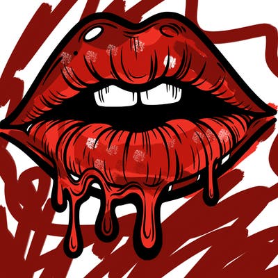 lips that look realistic and drip