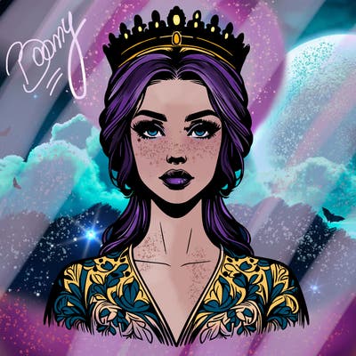 realistic beautiful queen