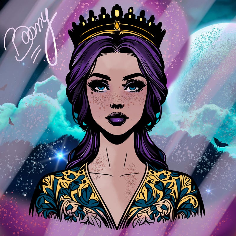 realistic beautiful queen