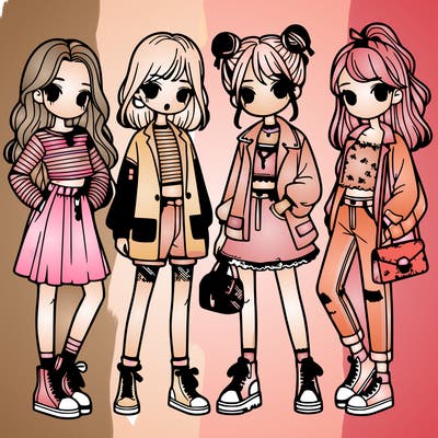girls with fashion