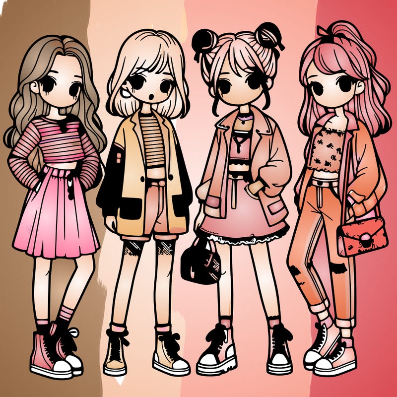girls with fashion