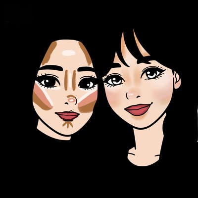 asian woman being in a couple with a latina woman realistic