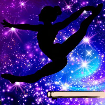 realistic professional gymnast