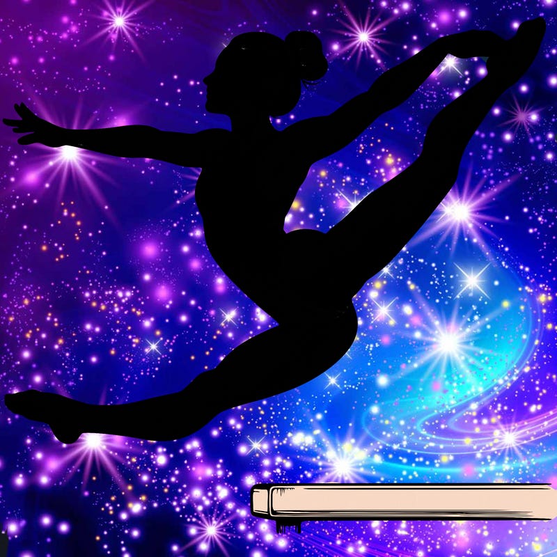 realistic professional gymnast