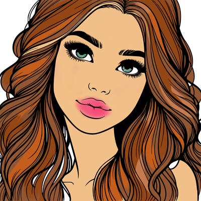 beautiful realistic girl