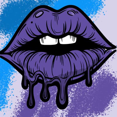 lips that look realistic and drip