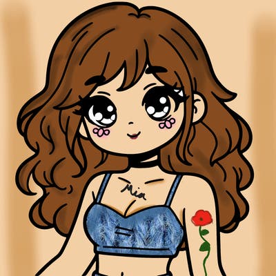 girl in a cute crop top