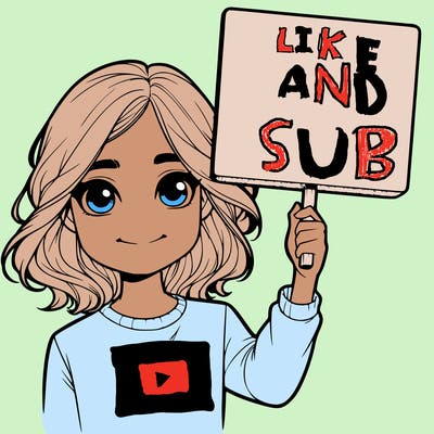 realistic girl holding up a sign