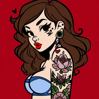 tattoo girl