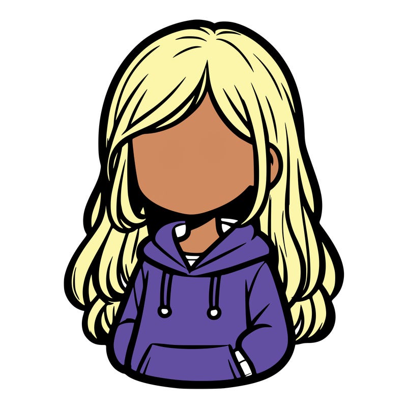 faceless girl in hoodie