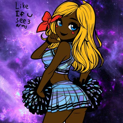 realistic cheerleader