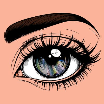 realistic eye