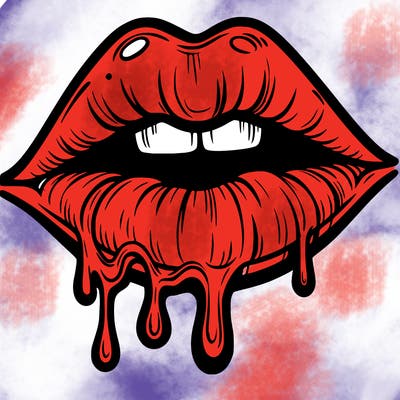 lips that look realistic and drip