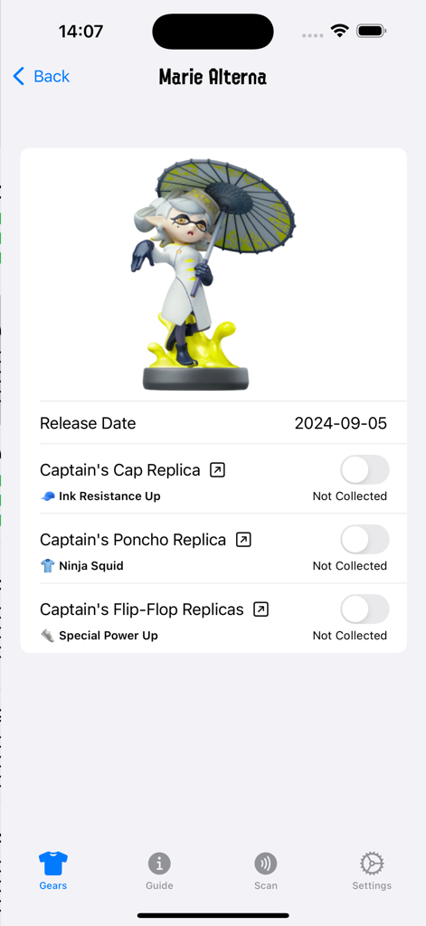 Splamiibo: Gear Guide - Reference App | MWM