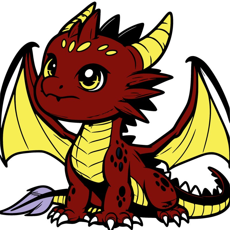fierce baby night dragon