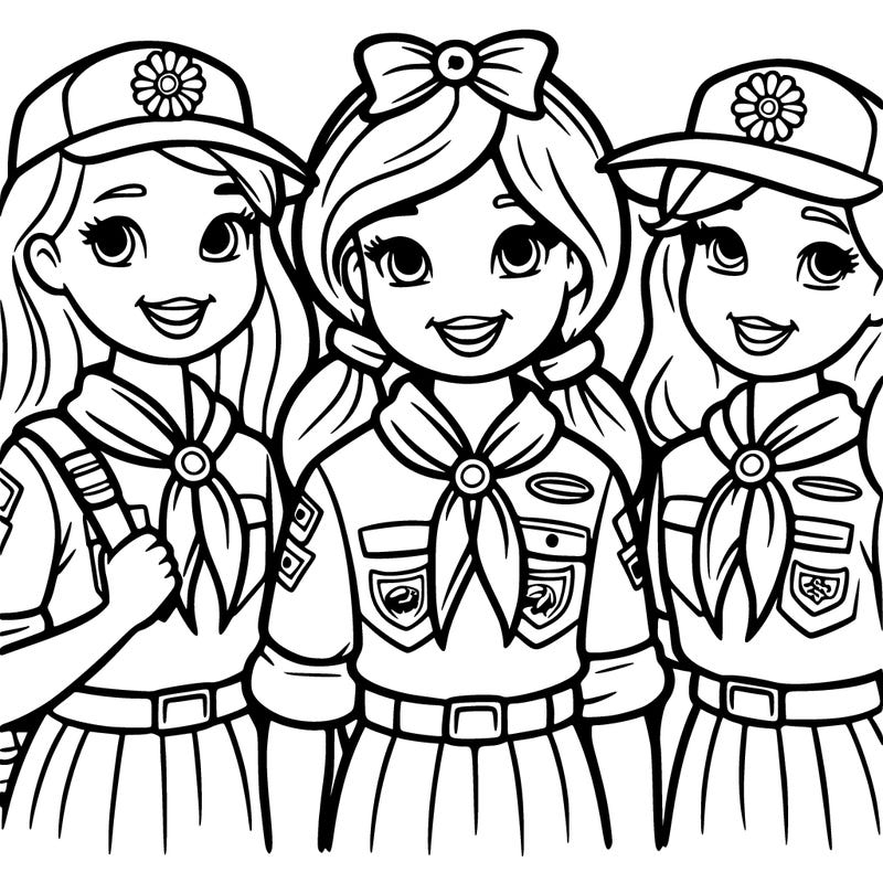 a picture for girl scouts