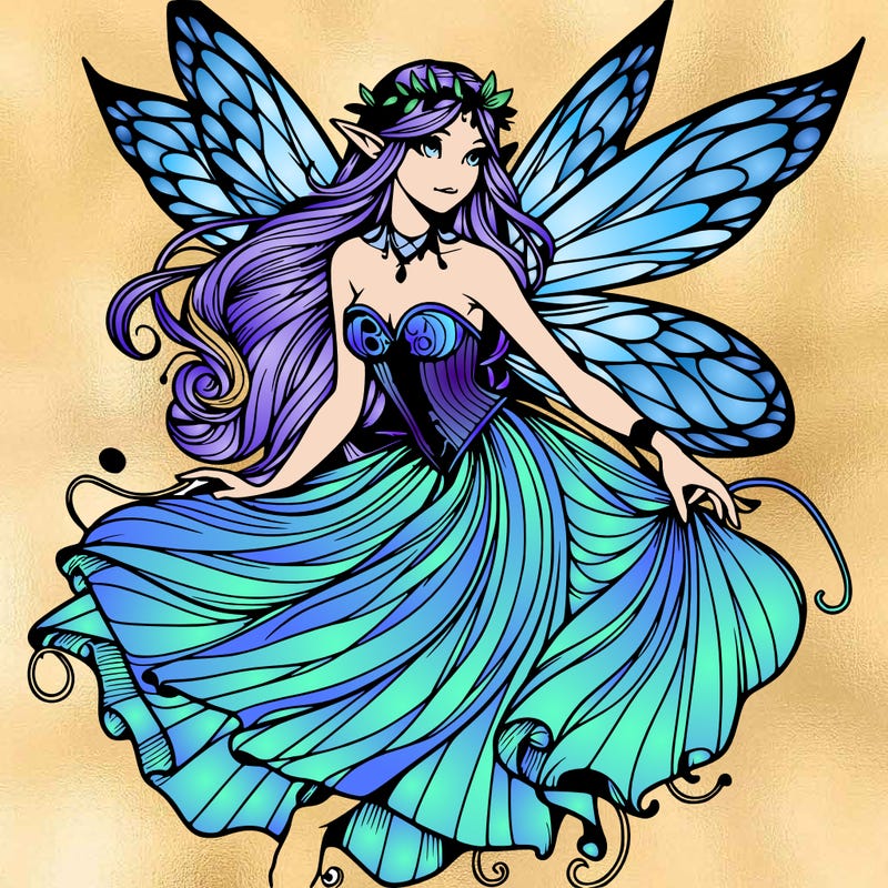 realistic mythical fairy