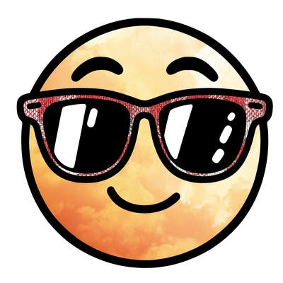 emoji with sunglasses
