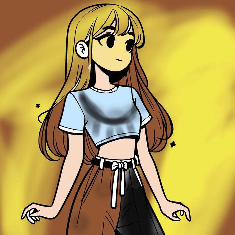 girl in a cute crop top