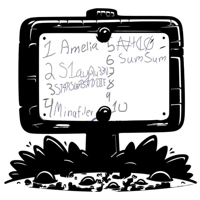 blank sign