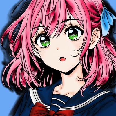 manga character girl realistic