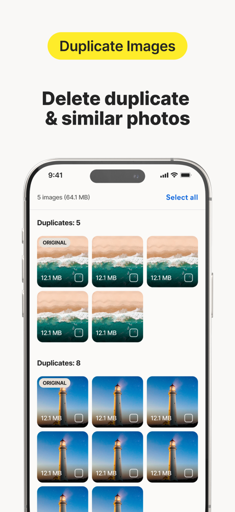 Norton Cleaner: Phone Cleanup - Norton Cleaner app interface showing duplicate photo detection and deletion feature